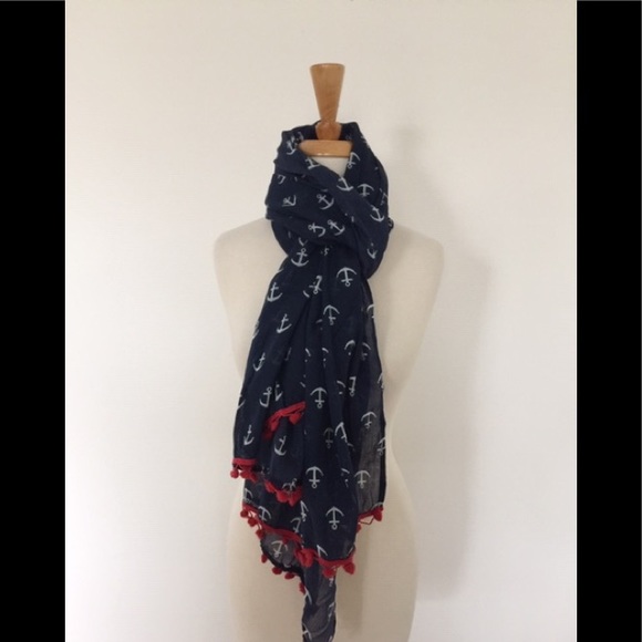 NEW NAUTICAL SCARF - Picture 2 of 3